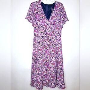 NWT Lane Bryant "The Summer Brunch" Plus-size, preppy, A-line dress.